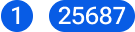A single-character badge forms a perfect circle. To the right of it, a badge with five characters expands to form a pill shape.
