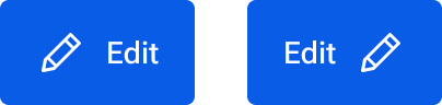 Two buttons include icons and labels. The left button positions the icon to the left of the label. The right button positions the icon to the right of the label.
