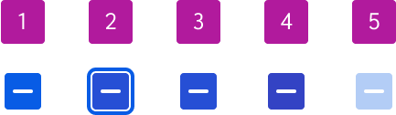 The indeterminate checkbox includes enabled, focus, hover, active, disabled, and pending states.