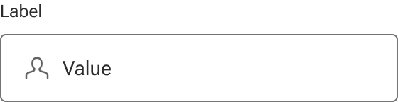 A sample icon is displayed to the left of a sample value to indicate the position of a left slot.