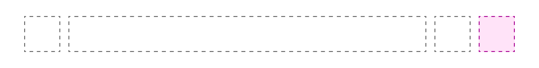 A blue rectangle highlights the position of the right slot in relationship to three additional slots to its left.